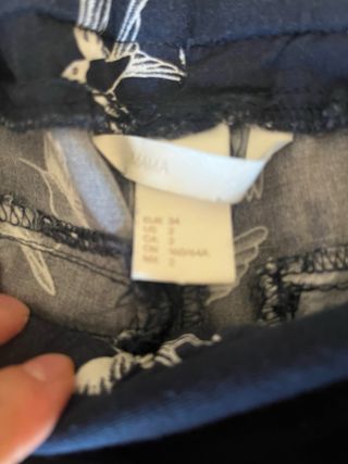 3 pantalones premamá H&M  talla 34