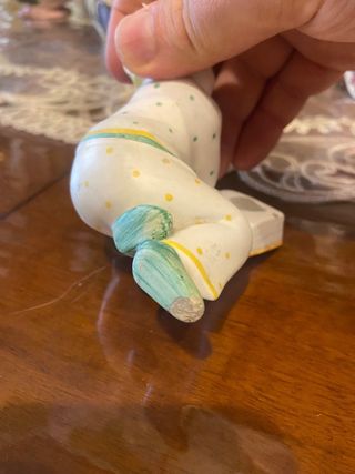 Angioletto lenci che legge da restaurare 