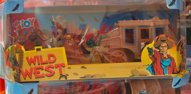 Gioco Wild West: Diligenza & Figurine