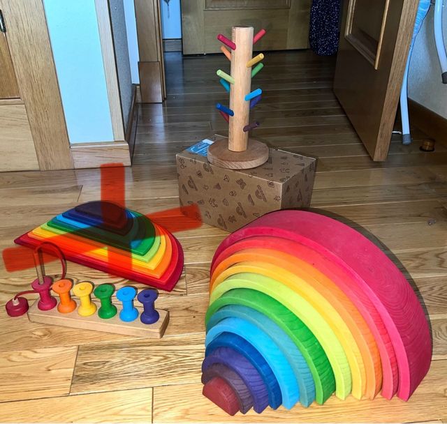 Arcoiris Grimms & juguetes madera