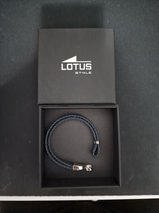 Pulsera Lotus azul caballero