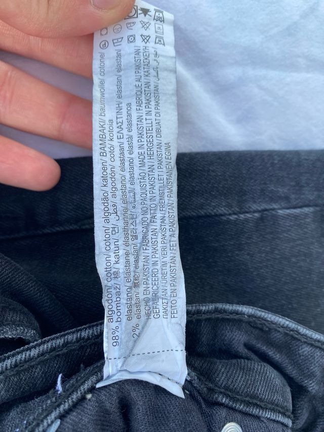Jeans Pull&Bear neri tg. EUR 44 slim fit