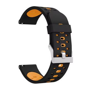 Correa Xiaomi AmazFit:  Negra-Naranja