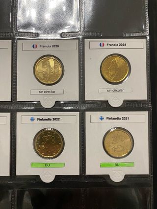 Lote de 32 monedas de 20 céntimos, venta o cambio