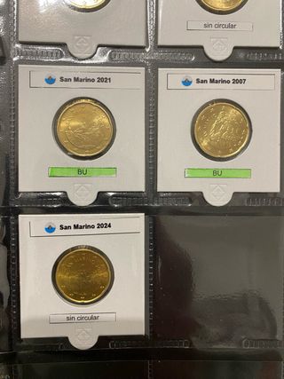 Lote de 32 monedas de 20 céntimos, venta o cambio