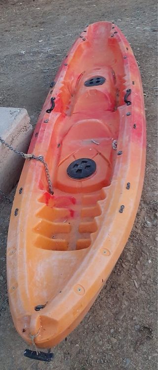 Kayak 3 plazas rígido + 2 palas