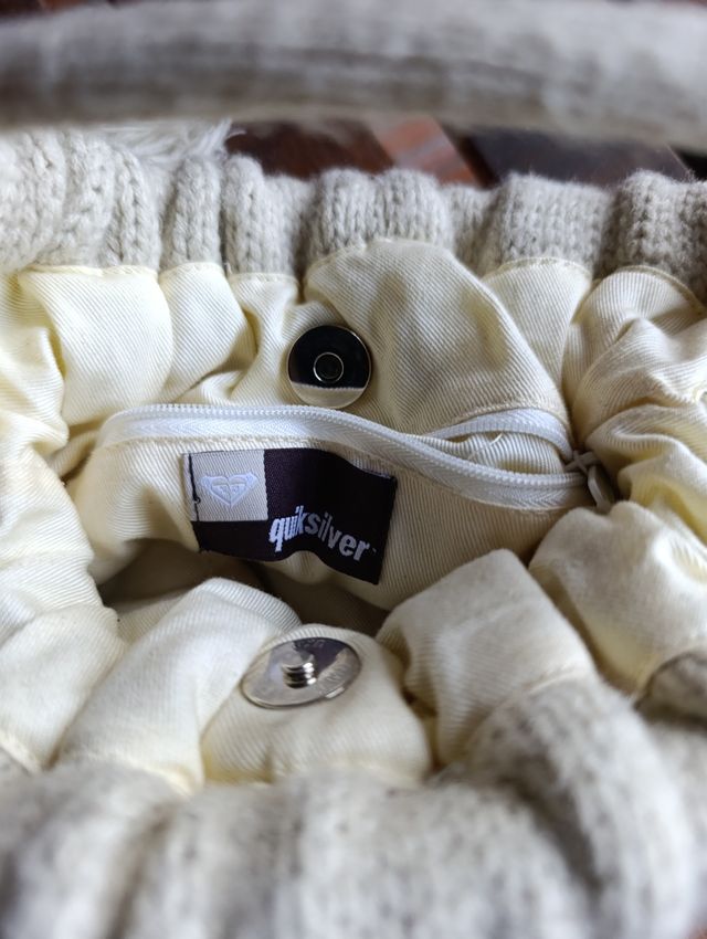 Borsa Quiksilver beige - Borsa in lana