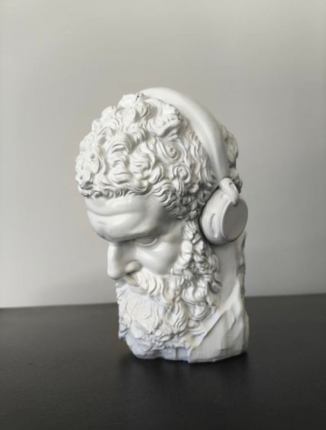 Figura Busto fusión clásico / contemporáneo BLANCO