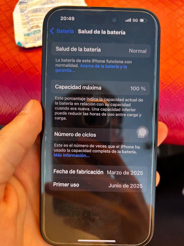 iPhone 15 negro 128gb - Como nuevo