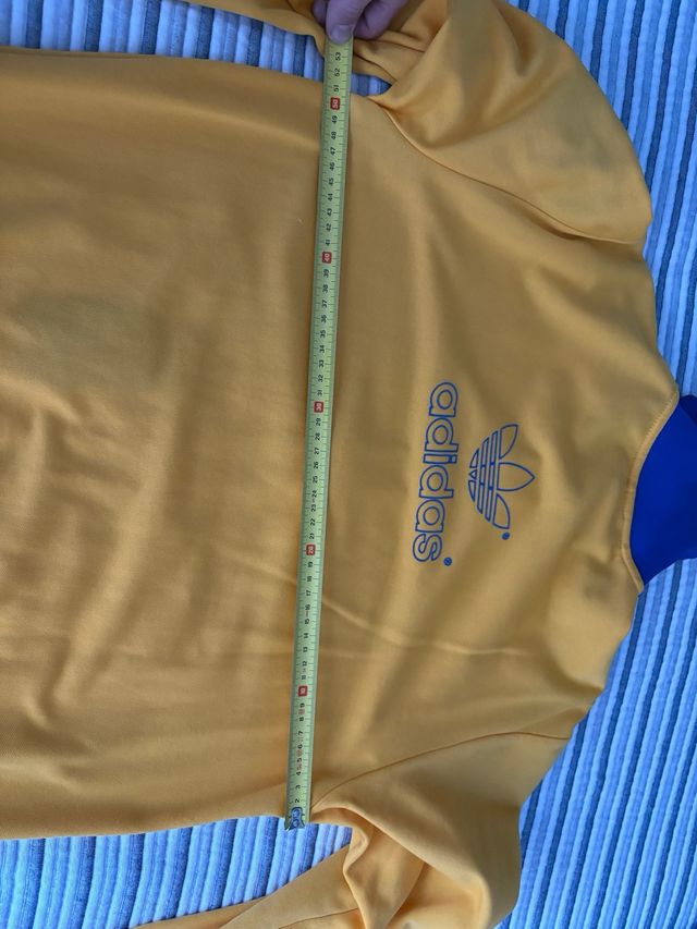 Chaqueta Adidas Adicolor amarilla y azul