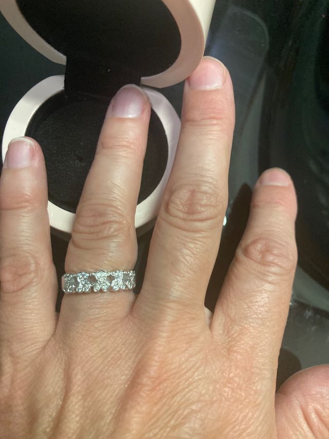 Anillo TOUS Diamantes y Oro blanco 