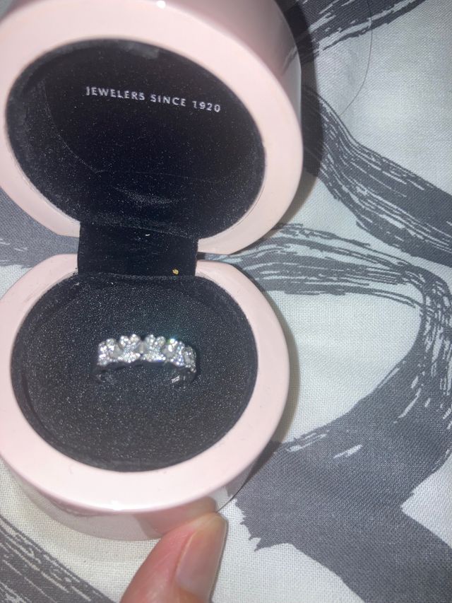 Anillo TOUS Diamantes y Oro blanco 