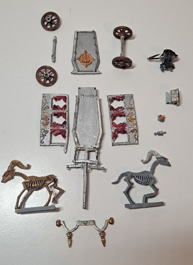 Carruaje negro Warhammer