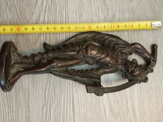 Statua Samurai in Ottone