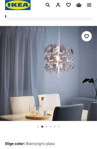 Lámpara Ikea blanca - Moderna