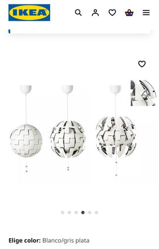 Lámpara Ikea blanca - Moderna