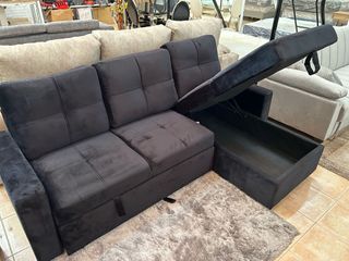 SOFA CAMA CHAISELONGUE REVERSIBLE + ARCON 215cm