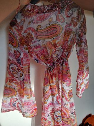 Abito copricostume multicolor