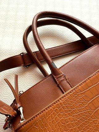 Bolso maletín marrón