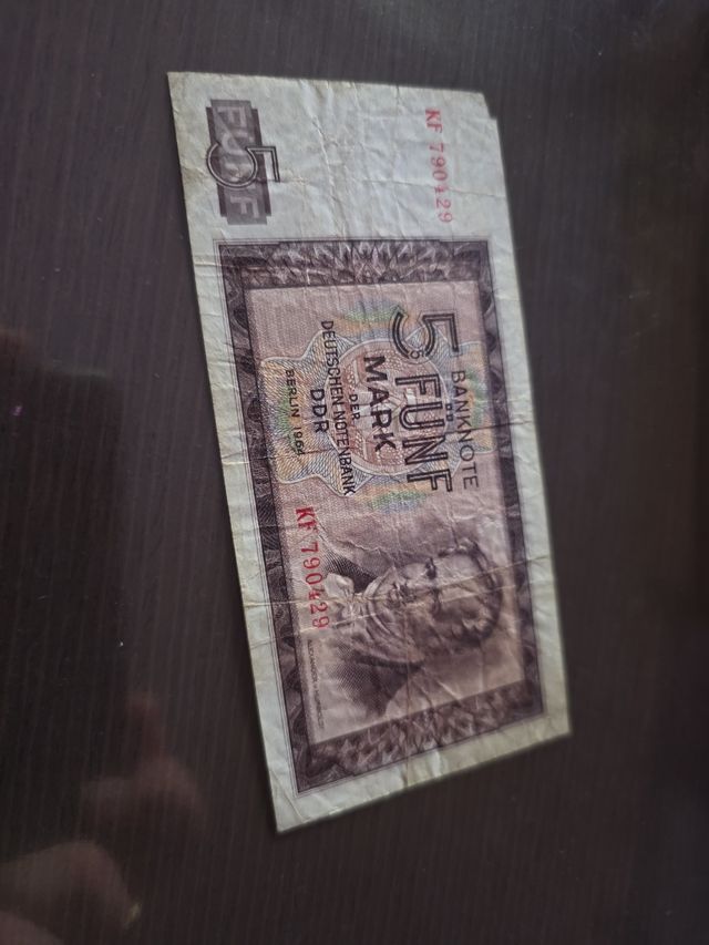 5 marcos alemanes (1964). BERLIN.