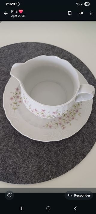 Sopera y salsera Santa Clara blancas