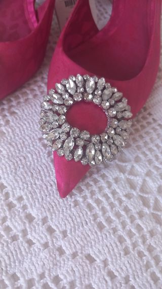 Zapatos Zara rosa fucsia talla 39