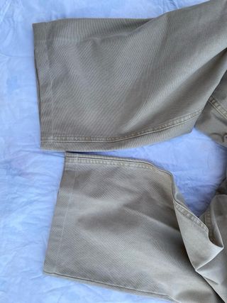 antaloni H&M Beige Baggy Fit Taglia EU 34 - cotone