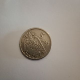5 Monedas de 5ptas. de Franco