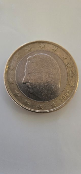Moneda 1 Euro Bélgica 2002