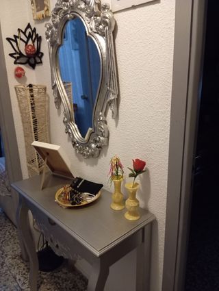 Mesa con espejo: Estilo vintage