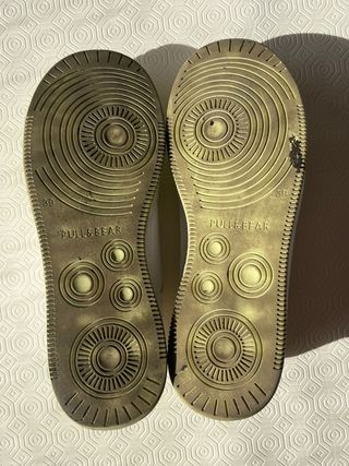 Zapatillas plataforma verde pastel