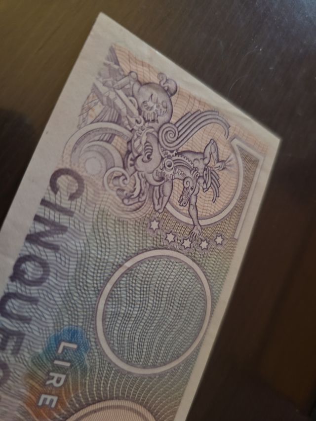 Billete 500 Liras. República Italiana. 1974. ITA