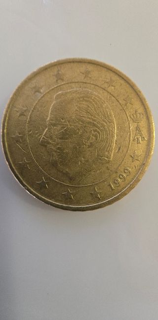 Moneda 0,50€ Bélgica (1999)