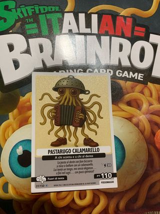 Carta Brainrot - Pastarugo Calamarello