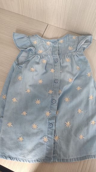 Conjunto Vertbaudet bebé niña: vestido + short