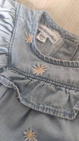 Conjunto Vertbaudet bebé niña: vestido + short