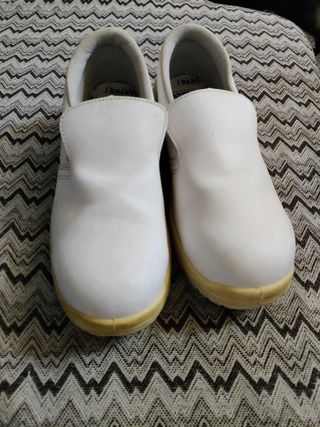 Zapatos Panter blancos de seguridad