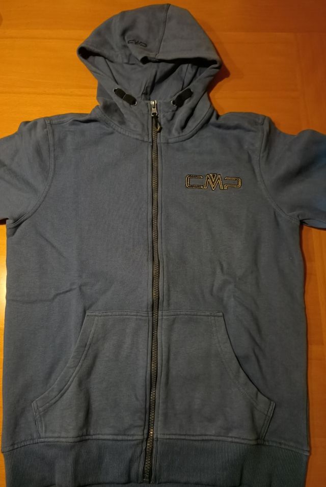 Felpa CMP blu con cappuccio