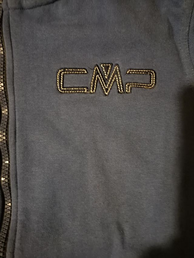 Felpa CMP blu con cappuccio