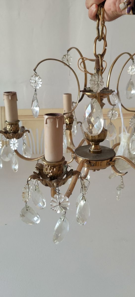 Lámpara vintage 5 brazos