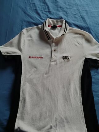 Polo Audi Sport blanco-negro