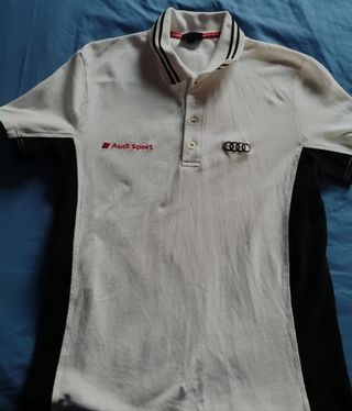 Polo Audi Sport blanco-negro