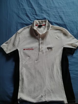 Polo Audi Sport blanco-negro