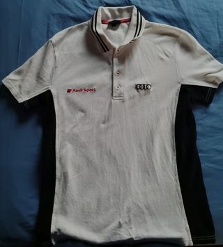Polo Audi Sport blanco-negro