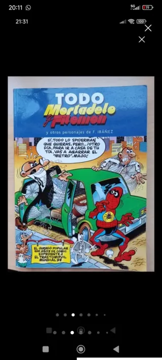 7 CÓMIC Mortadelo y Filemón y El Botones Sacarino