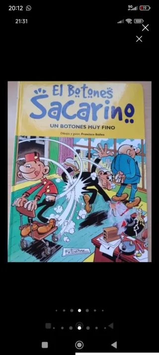 7 CÓMIC Mortadelo y Filemón y El Botones Sacarino