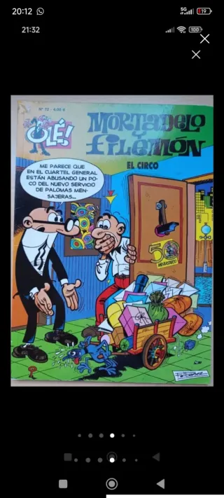 7 CÓMIC Mortadelo y Filemón y El Botones Sacarino