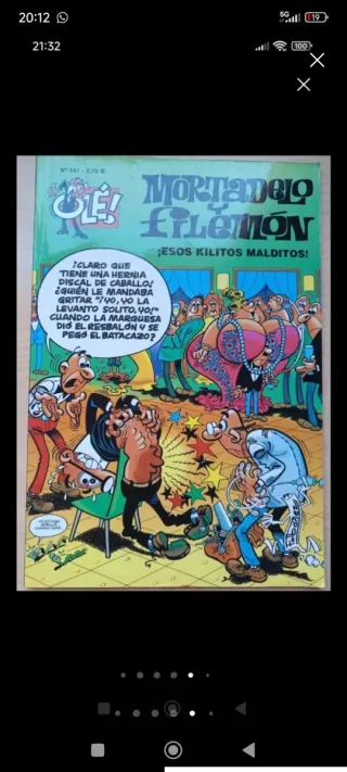 7 CÓMIC Mortadelo y Filemón y El Botones Sacarino