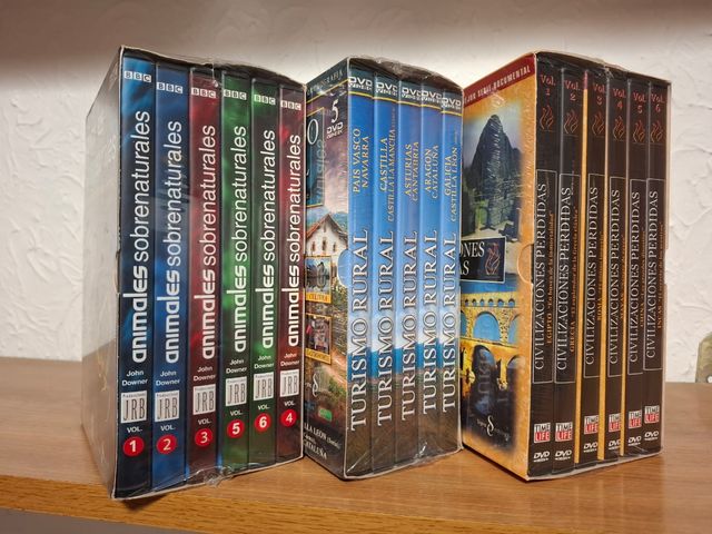 DVDs Documental:Turismo, animales y civilizaciones