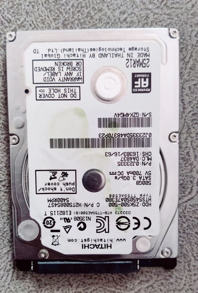 Hitachi HDD 500GB SATA 3
